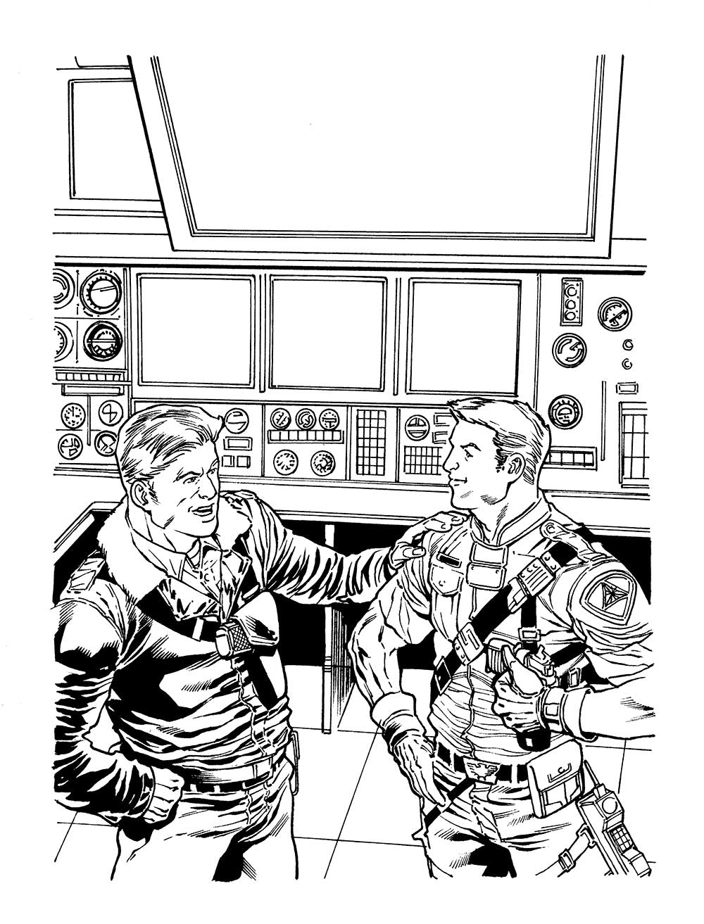 GI Joe Card Art Complete the Command Center