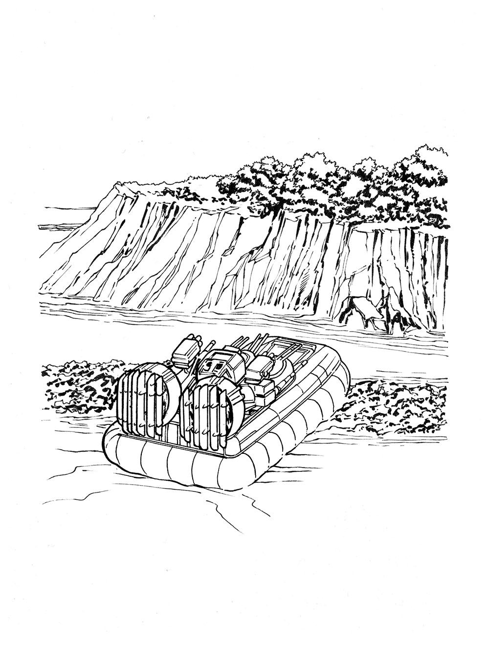 GI Joe Card Art Island of No Return