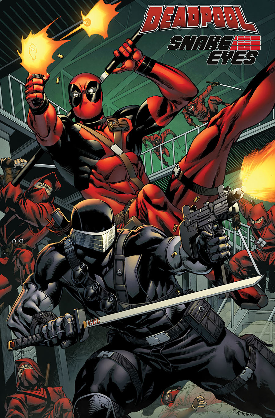 Snake Eyes and Deadpool Print